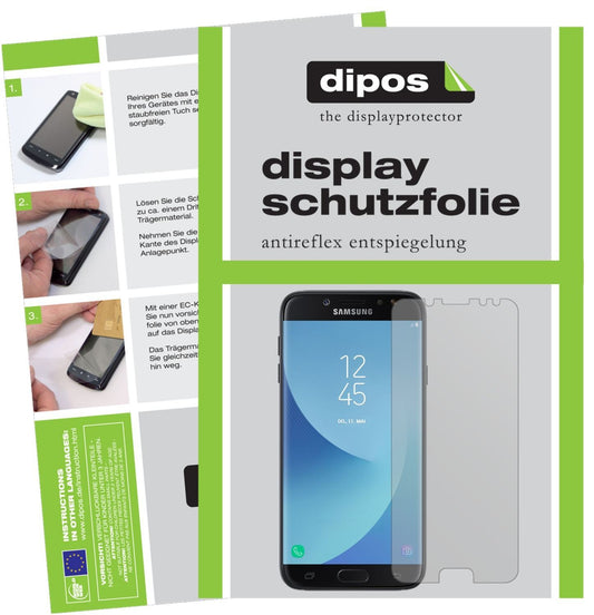 2x Schutzfolie matt für Samsung Galaxy J7 2017 Dis (1)