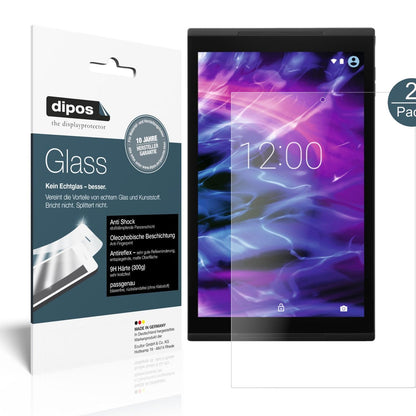 2x 9H Schutzfolie matt für Medion Lifetab X10302 P (2)