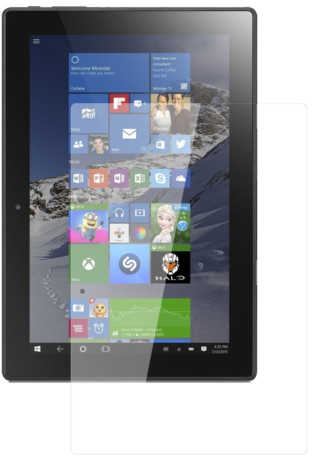 2x 9H Schutzfolie für Lenovo Miix 310 Panzerfolie (1)