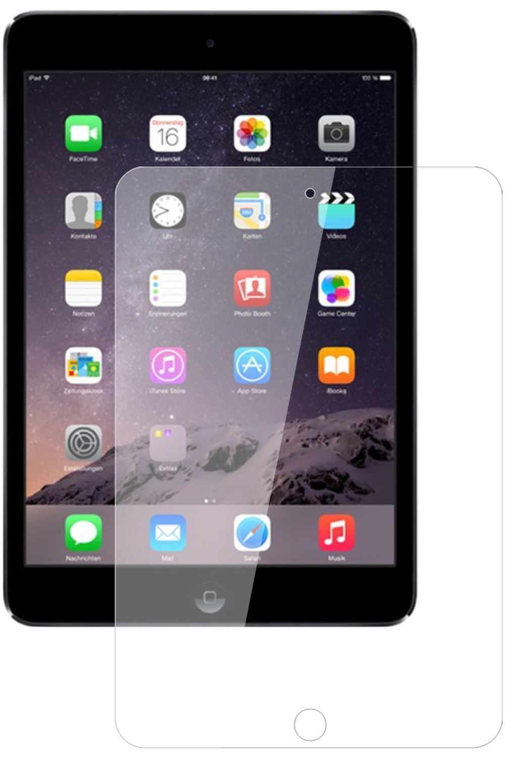 2x 9H Schutzfolie für Apple iPad Mini 1 / 2 / 3 Pa (1)