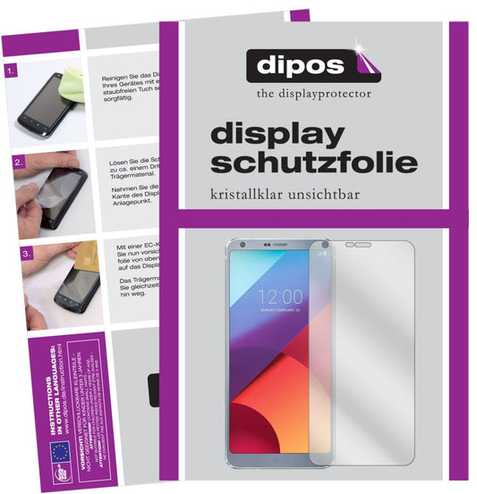 2x Schutzfolie klar für LG G6 Pro Display-Schutzfo (1)
