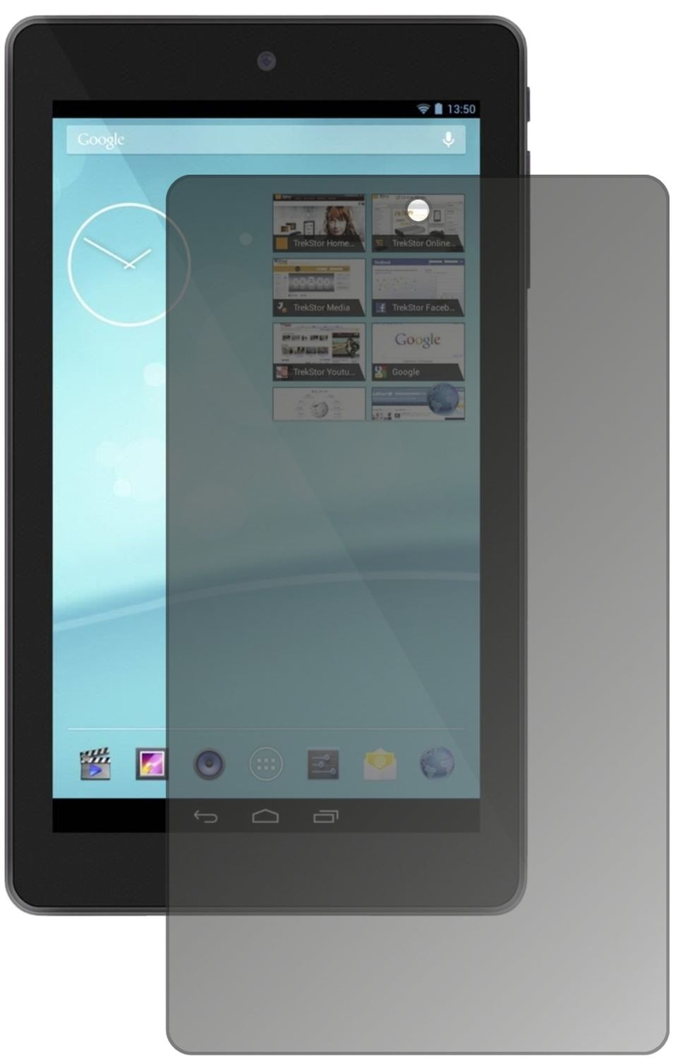 Blickschutzfolie für Trekstor Surftab breeze 7.0 q (2)