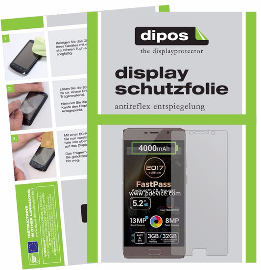 2x Schutzfolie matt für Allview P9 Energy Lite 201 (1)