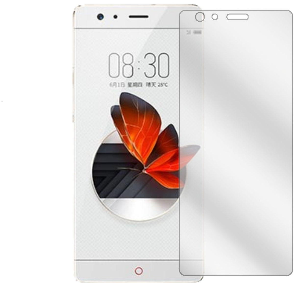 6x Schutzfolie klar für ZTE Nubia Z17 Display-Schu (2)