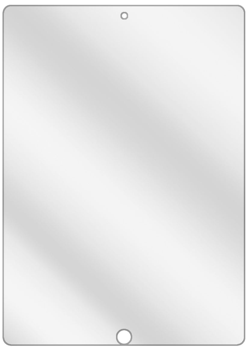 2x Schutzfolie klar für Apple iPad Pro 12,9 Zoll D (3)