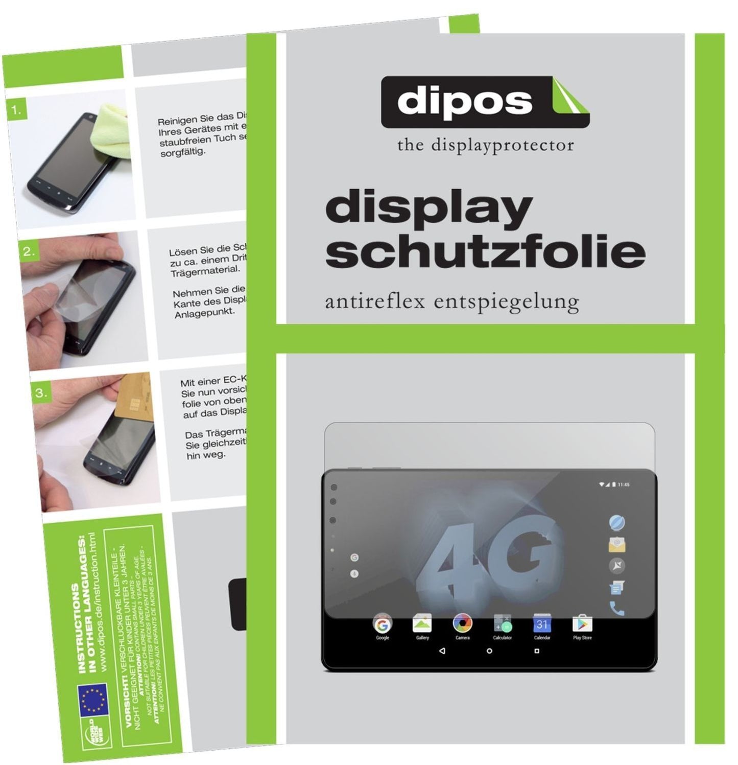 2x Schutzfolie matt für Allview Viva H1002 LTE Dis (1)