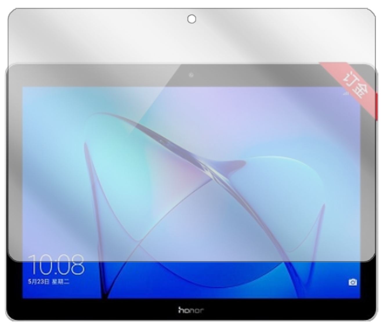 2x Schutzfolie klar für Huawei Honor Play Pad 2 8  (2)