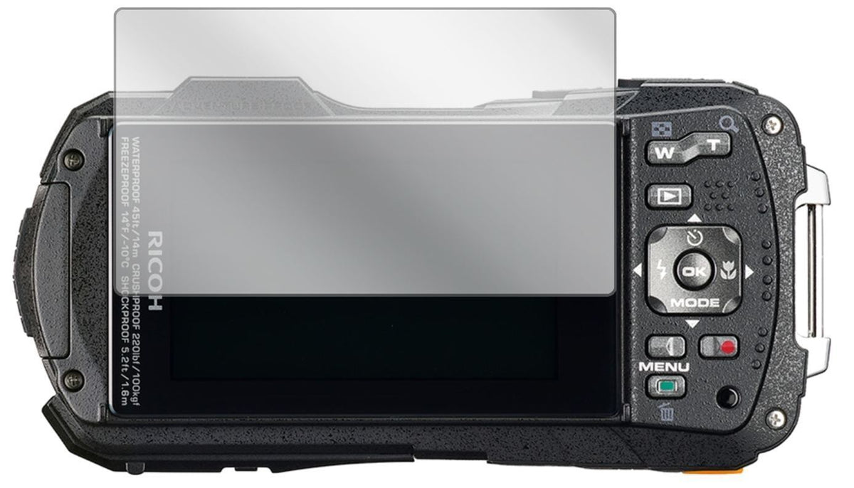 6x Schutzfolie klar für Ricoh WG-50 Display-Schutz (2)