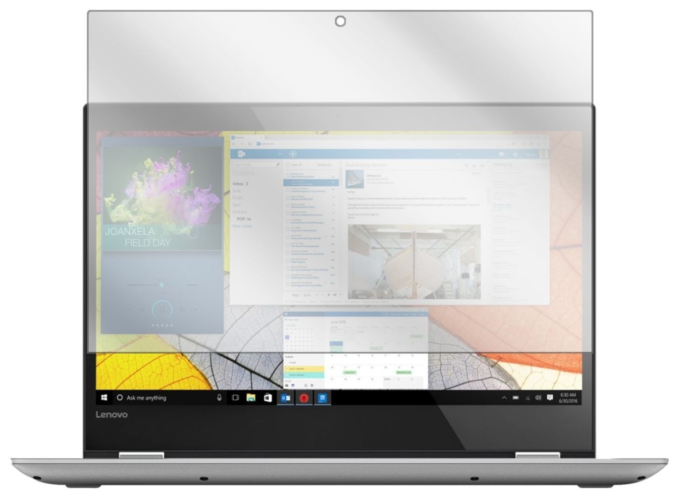2x Schutzfolie klar für Lenovo Yoga 520 Display-Sc (2)