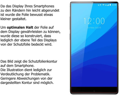 Blickschutzfolie für Umidigi Crystal matt Schutzfo (5)