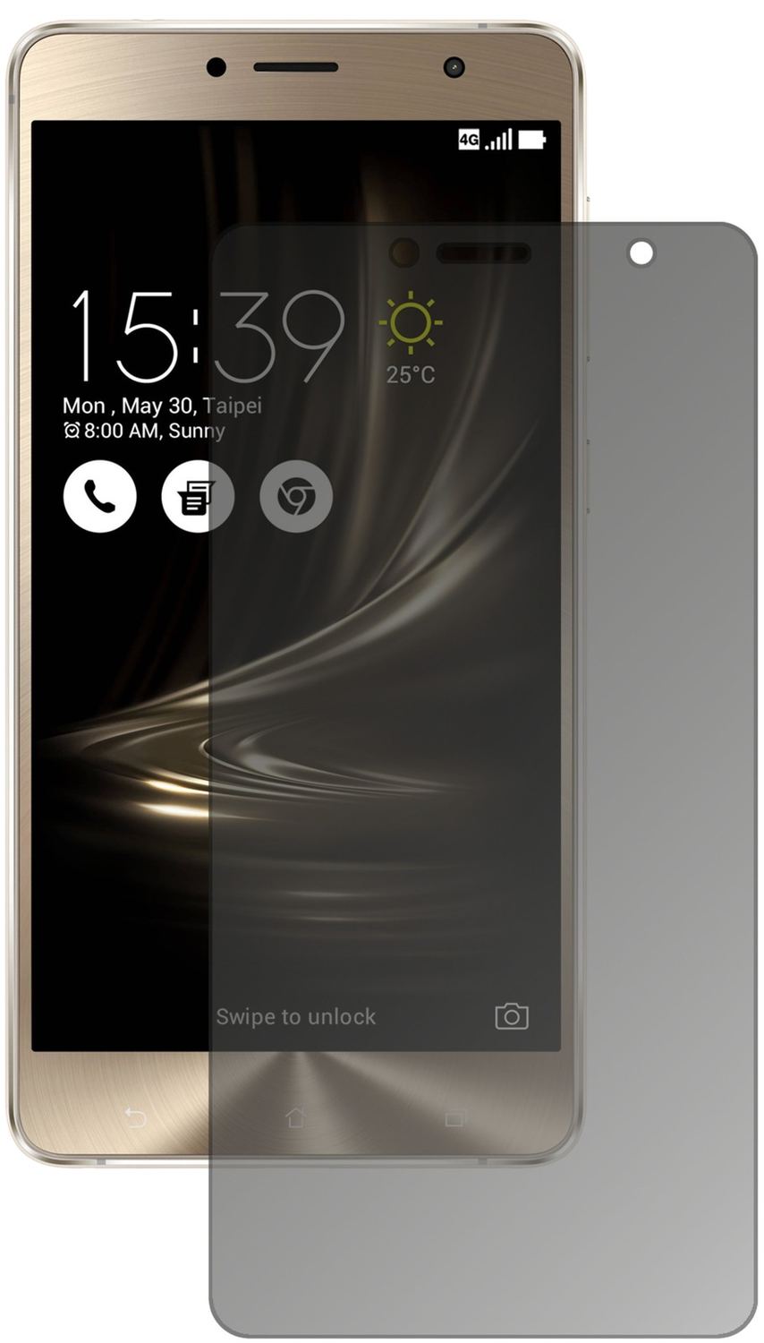 Blickschutzfolie für Asus Zenfone 3 Deluxe ZS550KL (2)