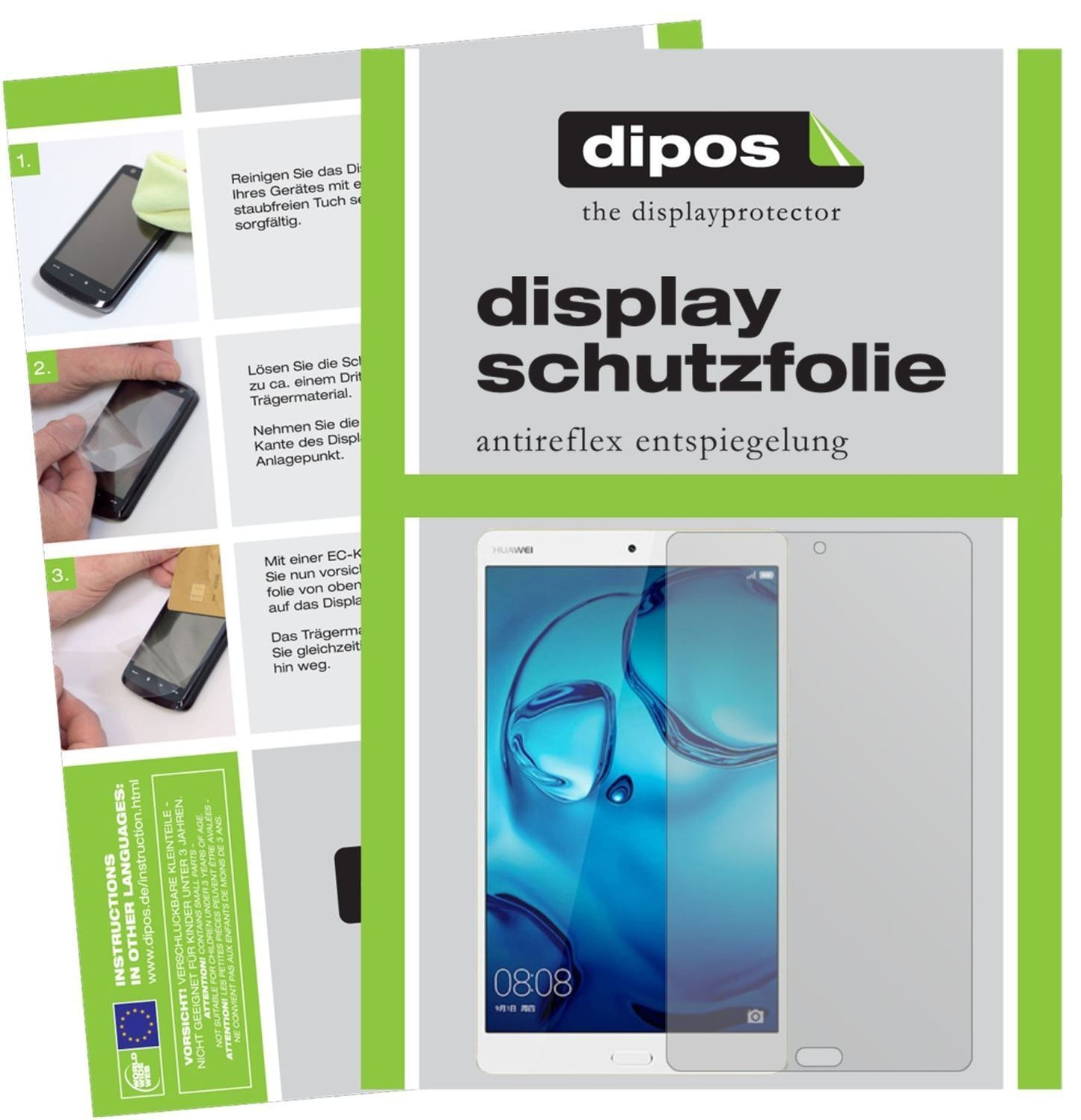 2x Schutzfolie matt für Huawei MediaPad M3 Lite 10 (1)