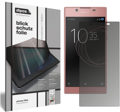 Blickschutzfolie für Sony Xperia L1 matt Schutzfol (1)