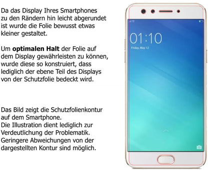 Blickschutzfolie für Oppo F3 matt Schutzfolie Priv (5)