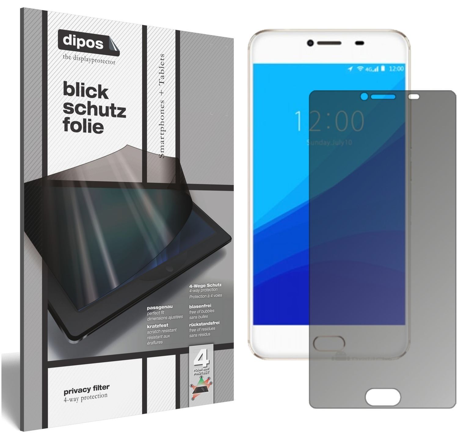 Blickschutzfolie für Umidigi G matt Schutzfolie Pr (1)