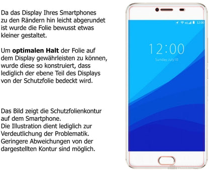 Blickschutzfolie für Umidigi G matt Schutzfolie Pr (5)