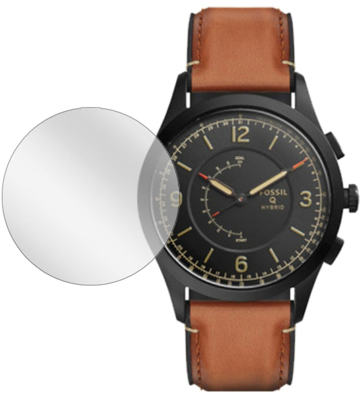 6x Schutzfolie klar für Fossil Q Activist Display- (2)