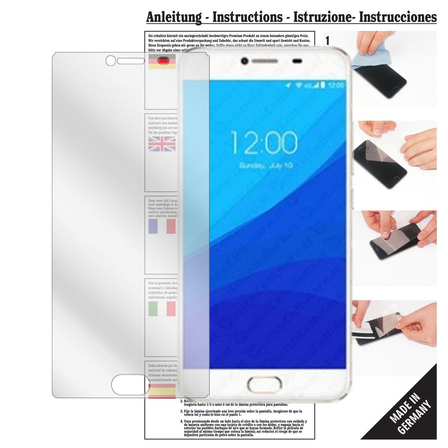 6x Schutzfolie klar für Umidigi Z Pro Display-Schu (1)