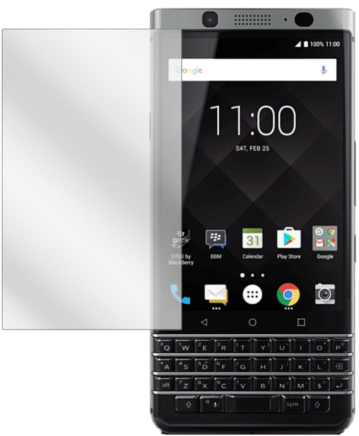 6x Schutzfolie klar für Blackberry KeyOne Display- (2)
