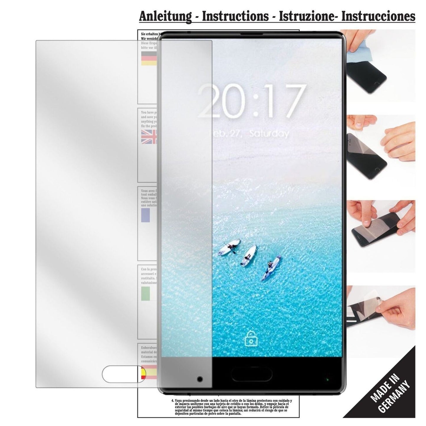 6x Schutzfolie klar für Ulefone F1 Display-Schutzf (1)