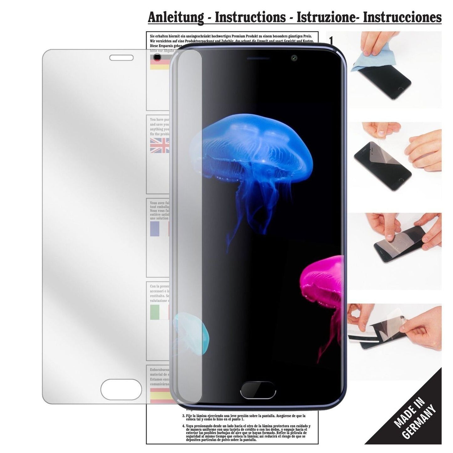 6x Schutzfolie klar für Elephone S7 Display-Schutz (1)