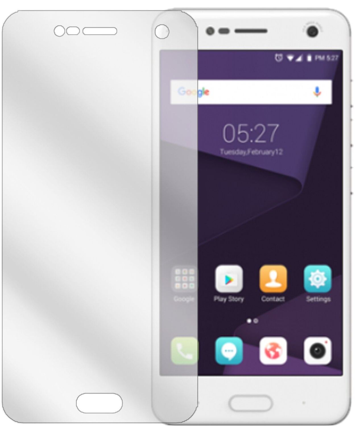 6x Schutzfolie klar für ZTE Blade V8 Display-Schut (2)