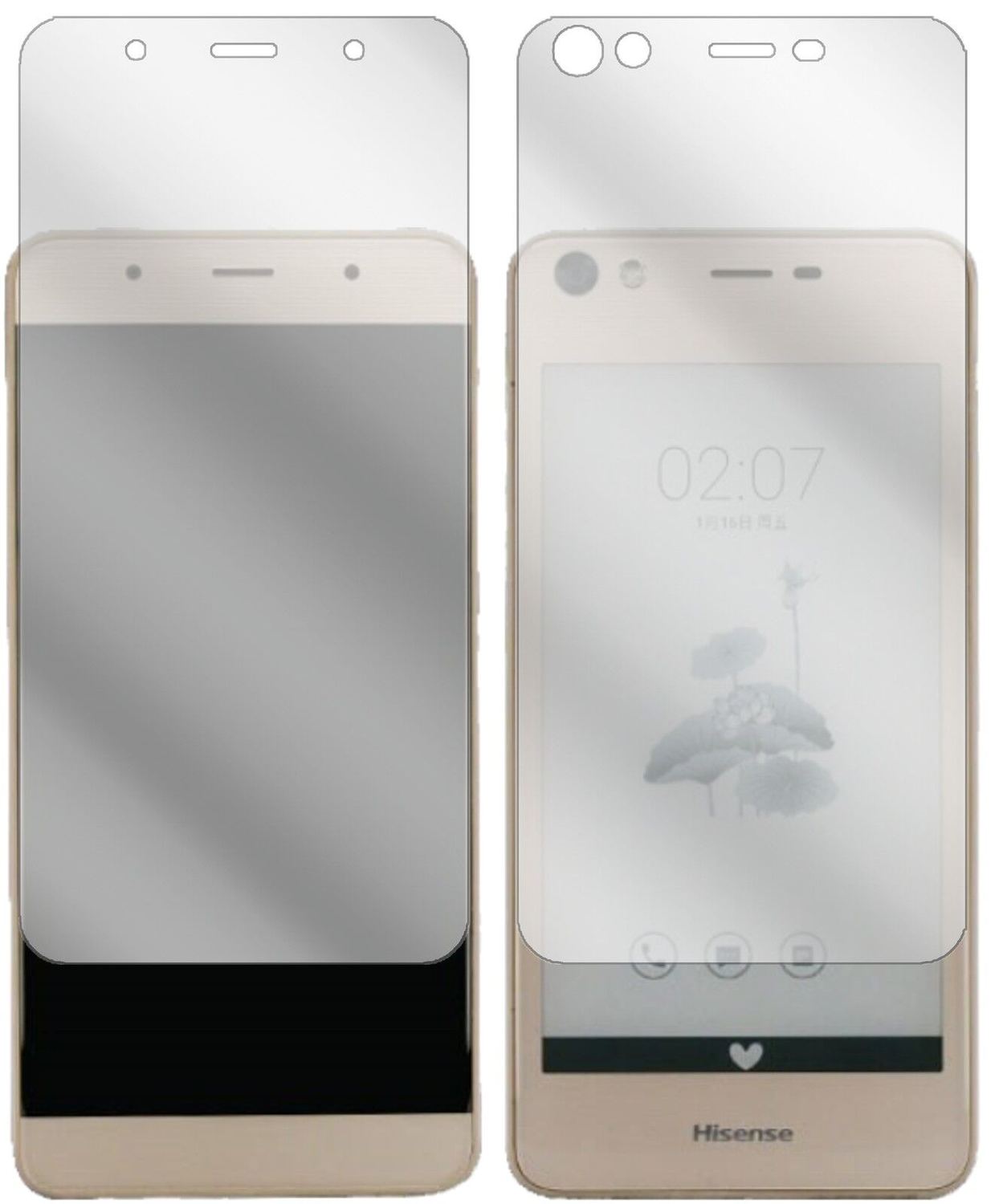 6x Schutzfolie klar für Hisense A2 Display-Schutzf (2)