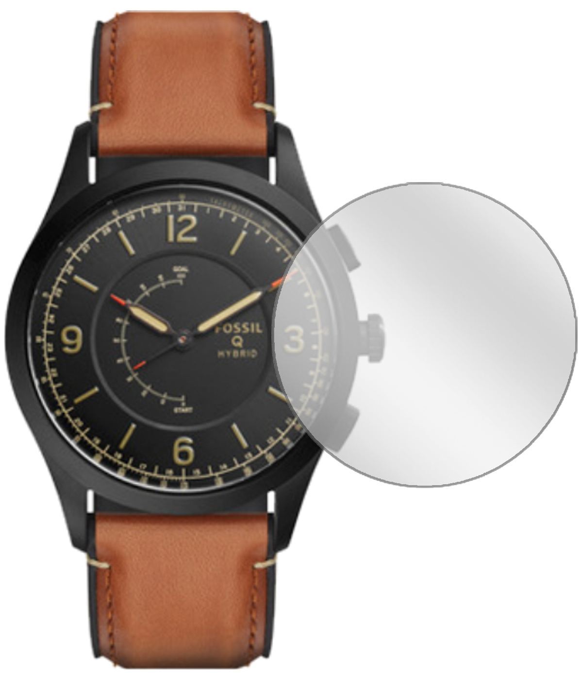 6x Schutzfolie klar für Fossil Q Activist Display- (2)