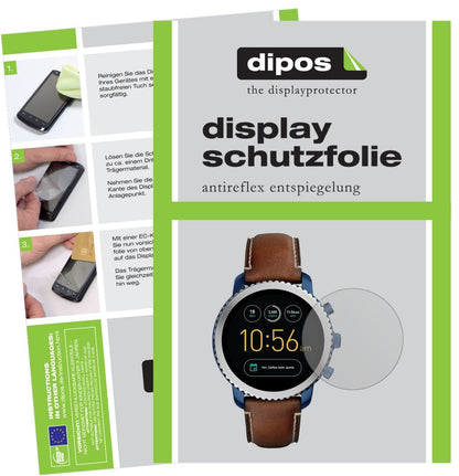 6x Schutzfolie matt für Fossil Q Explorist Display (1)