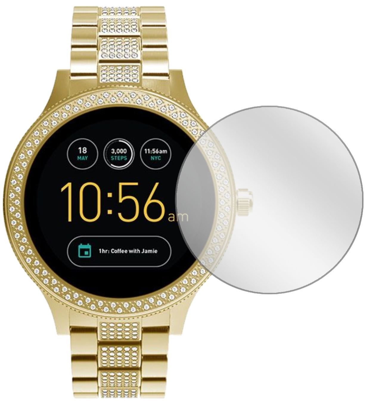 6x Schutzfolie klar für Fossil Q Venture Display-S (2)