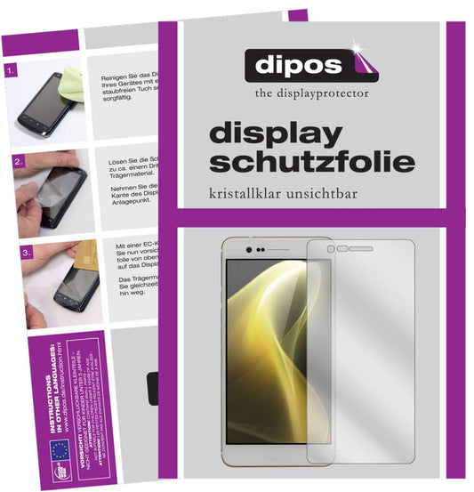 2x Schutzfolie klar für Sharp Z3 Display-Schutzfol (1)