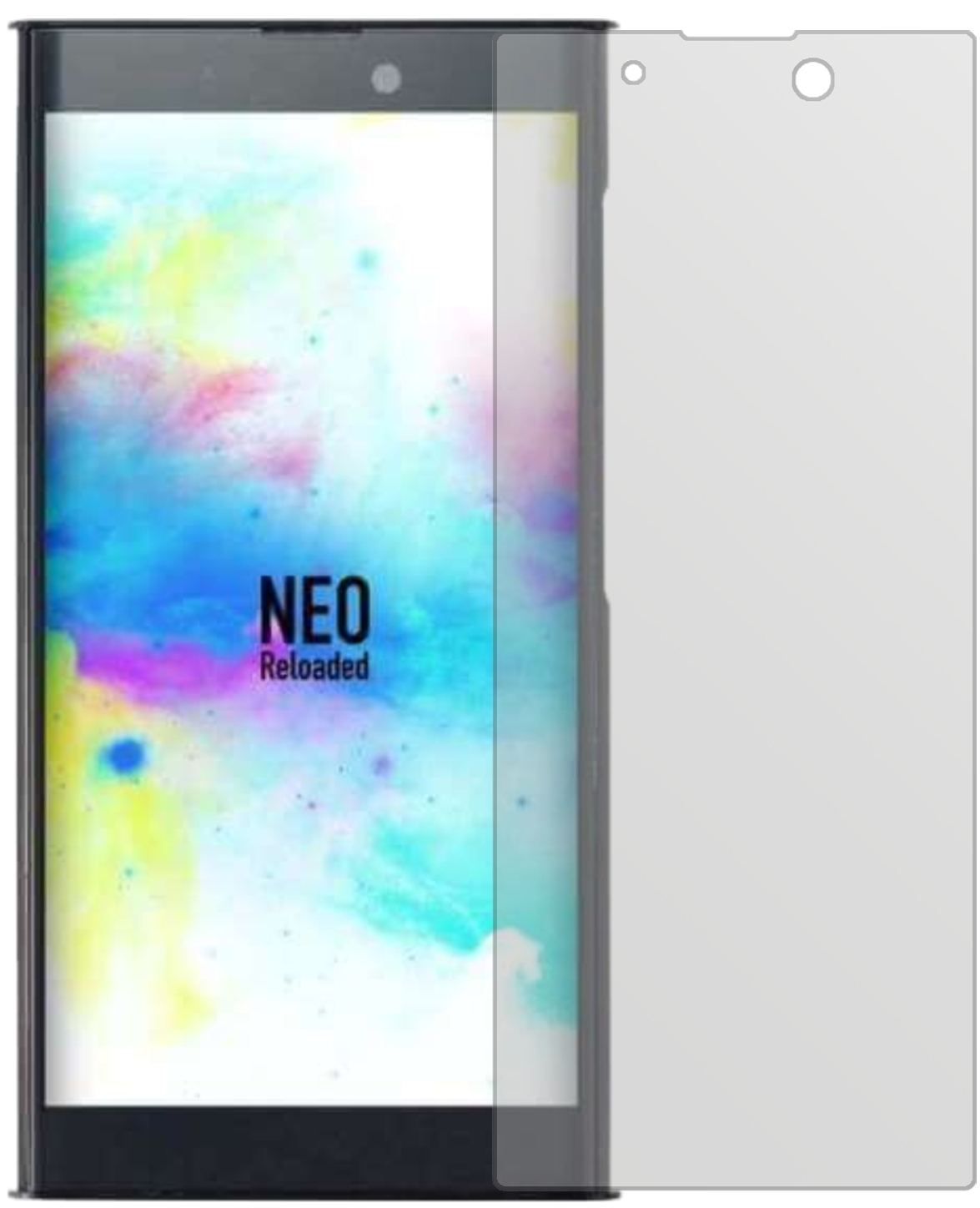 2x Schutzfolie matt für NuAns Neo Reloaded Display (2)