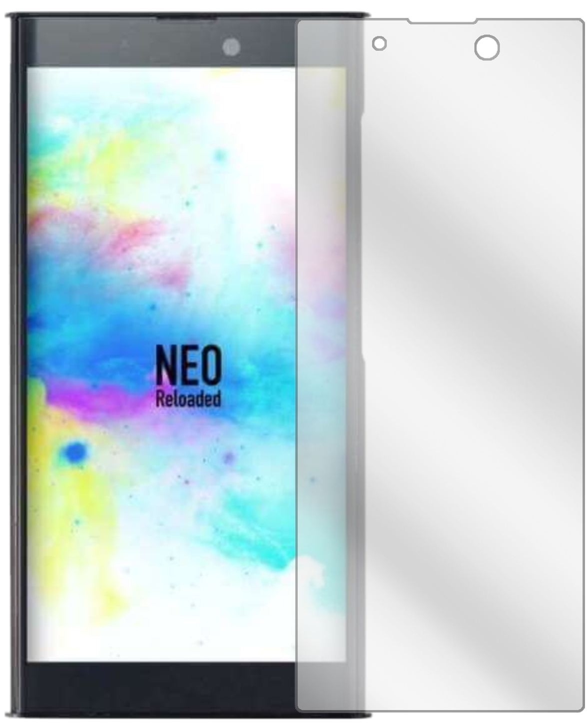 2x Schutzfolie klar für NuAns Neo Reloaded Display (2)