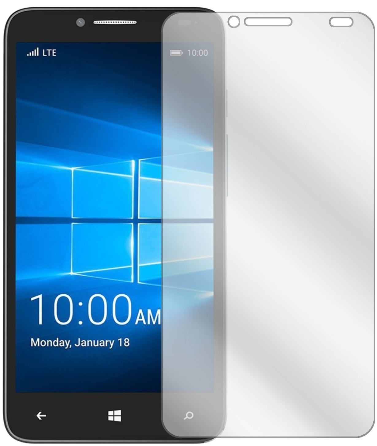 6x Schutzfolie klar für Alcatel Idol 4 Pro Display (2)