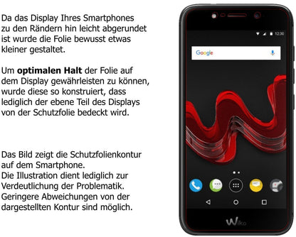 2x Schutzfolie matt für Wiko Wim Lite Display-Schu (6)