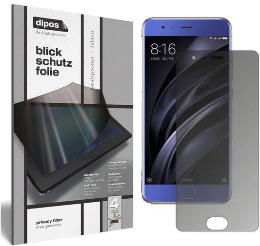 Blickschutzfolie für Xiaomi Mi6 matt Schutzfolie P (1)