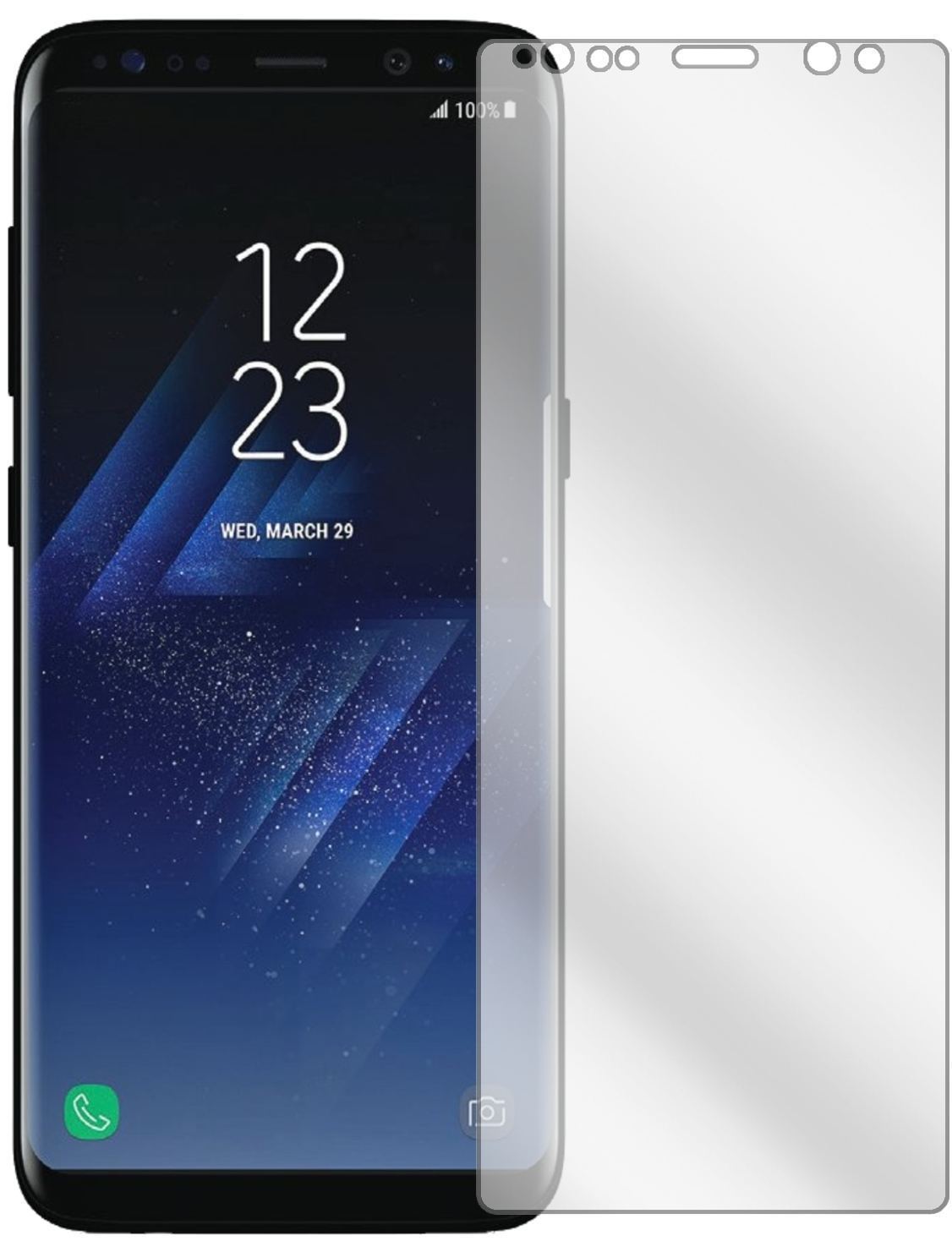 6x Schutzfolie klar für Samsung Galaxy S8 Plus Dis (2)