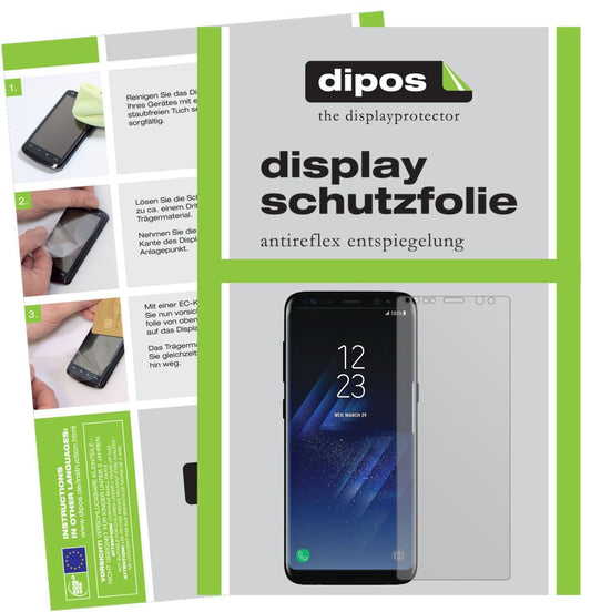 6x Schutzfolie matt für Samsung Galaxy S8 Plus Dis (1)