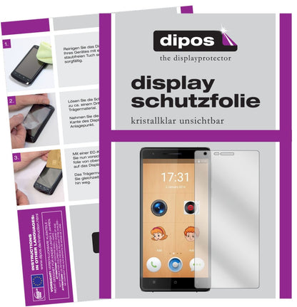 6x Schutzfolie klar für Oukitel K4000 Lite Display (1)