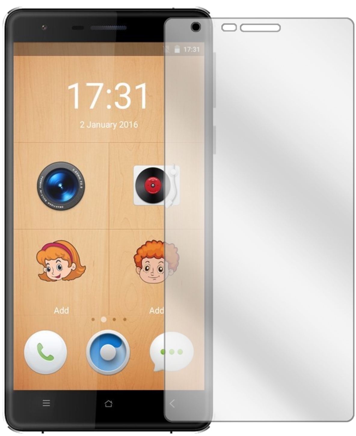 6x Schutzfolie klar für Oukitel K4000 Lite Display (2)