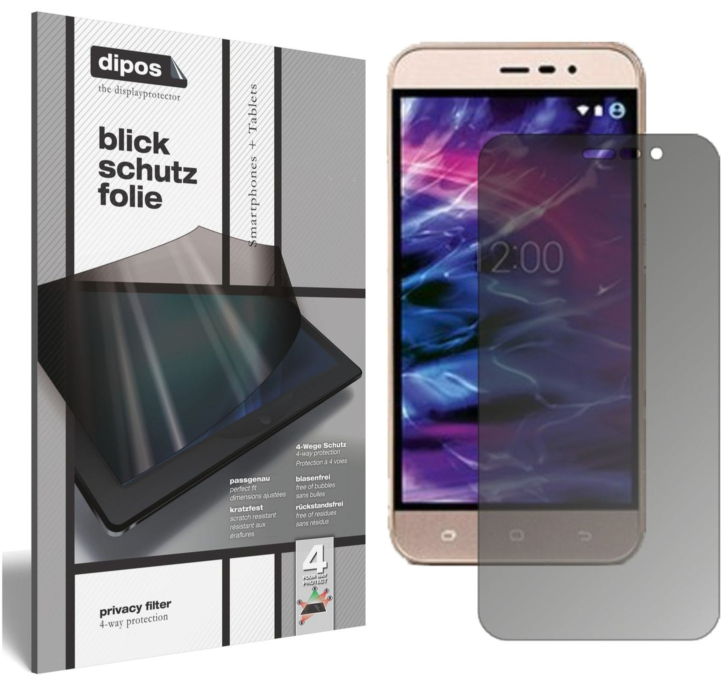 Blickschutzfolie für Medion Life E5006 matt Schutz (1)