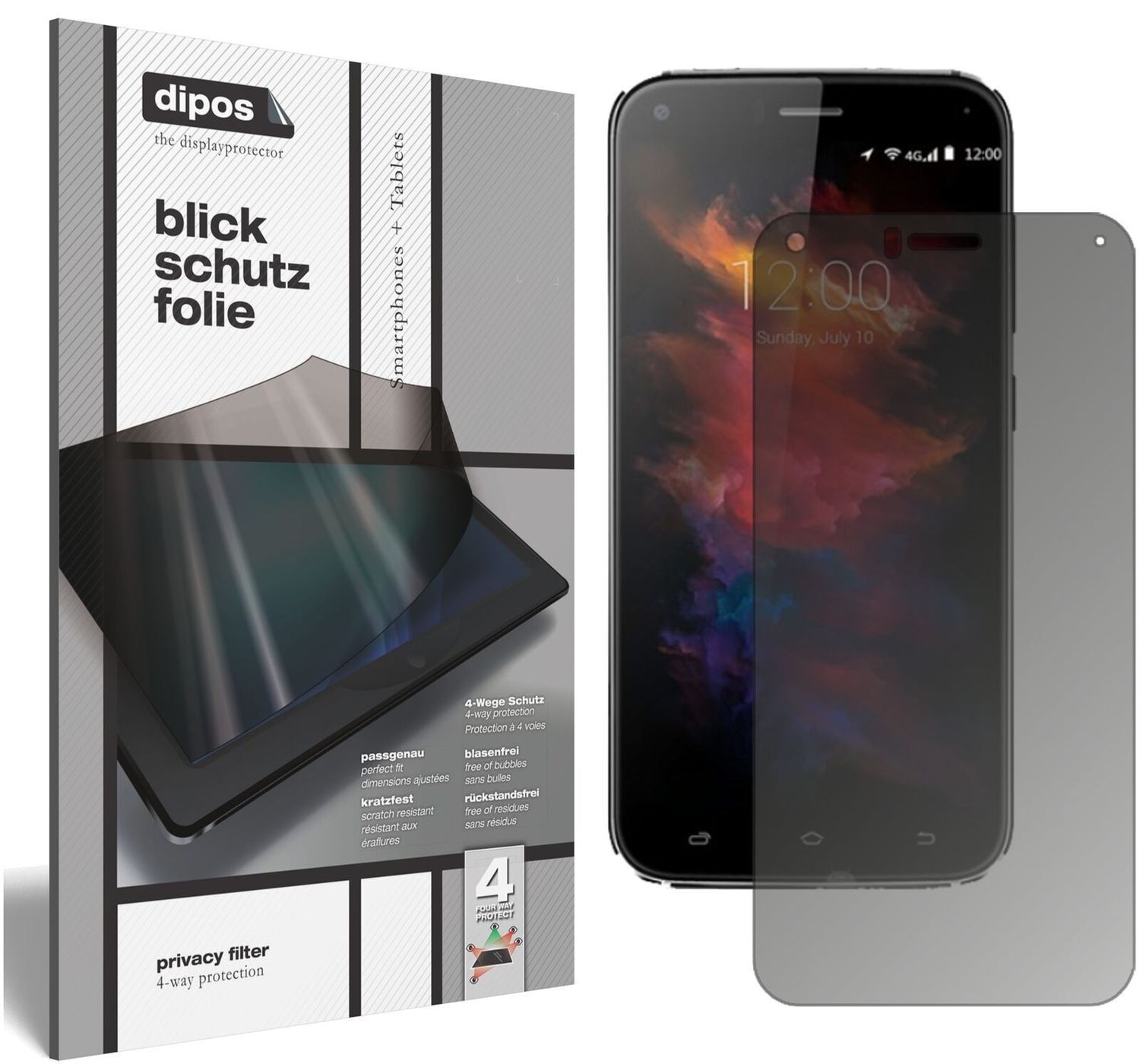 Blickschutzfolie für Umi Diamond X matt Schutzfoli (1)