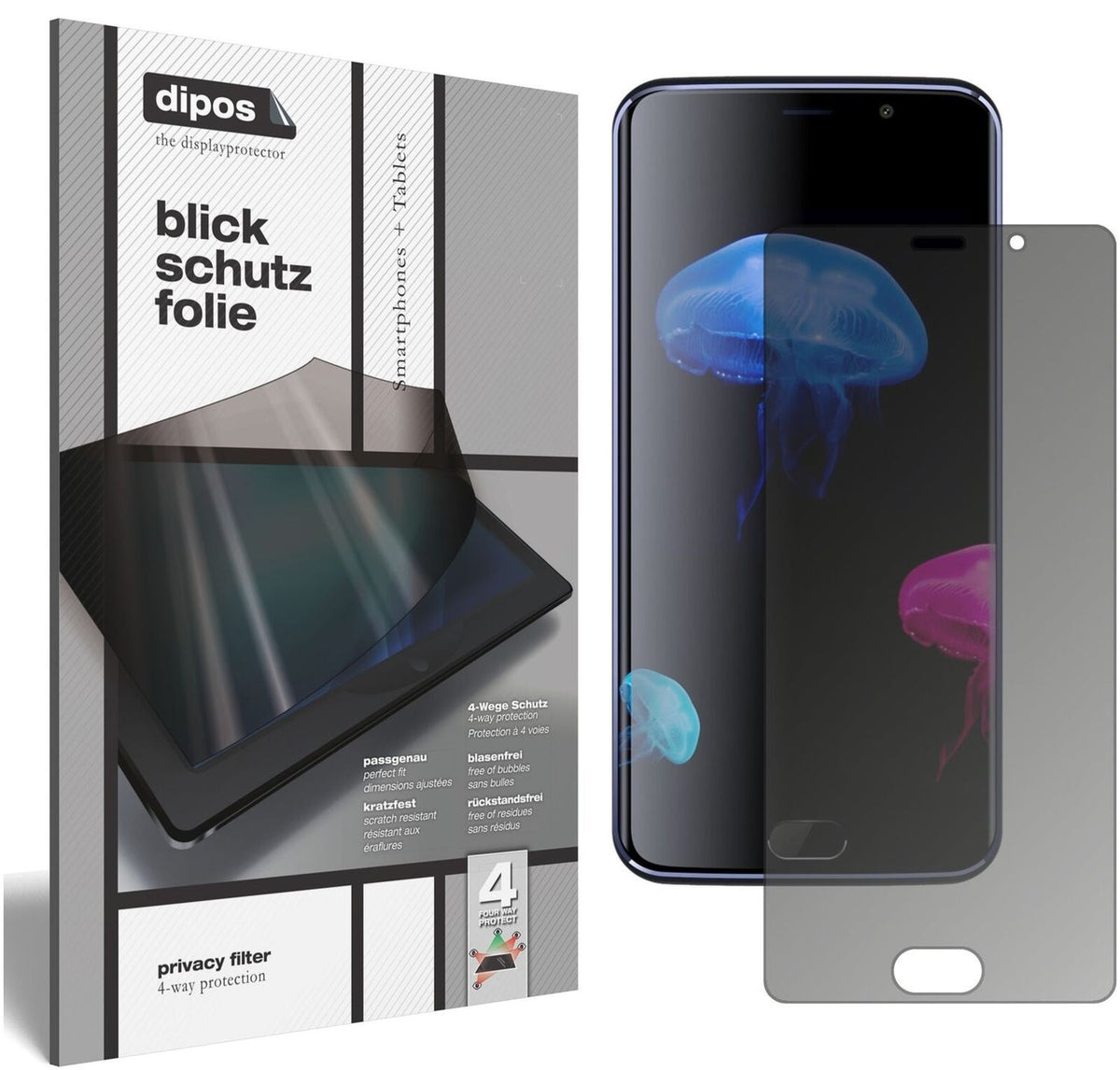 Blickschutzfolie für Elephone S7 matt Schutzfolie  (1)