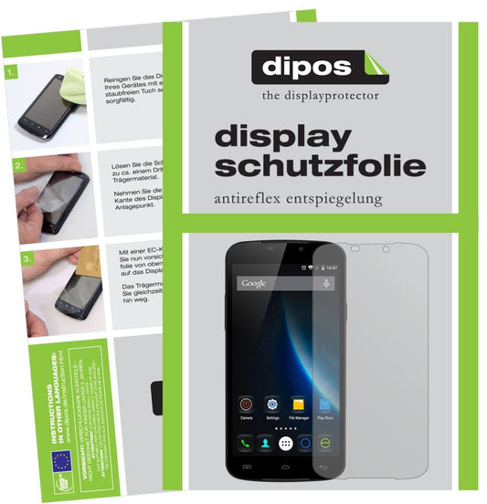 2x Schutzfolie matt für Doogee X6 Pro Display-Schu (1)