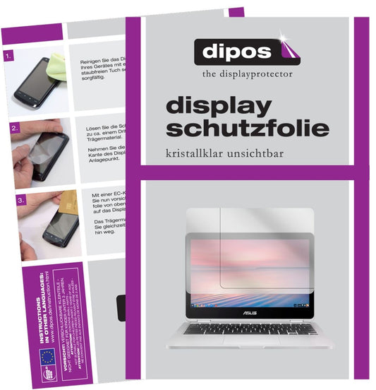 2x Schutzfolie klar für Asus Chromebook Flip 2 Dis (1)