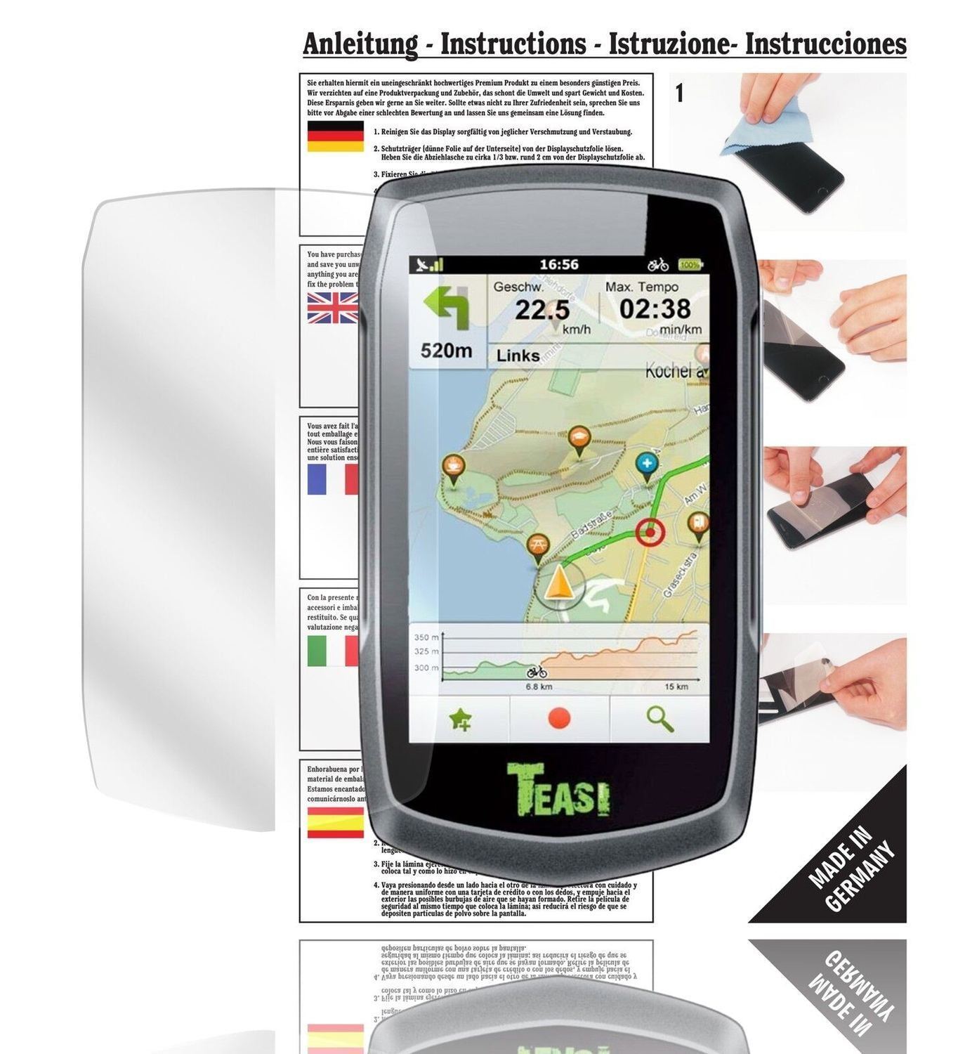 6x Schutzfolie klar für Teasi One A-Rival Display- (1)