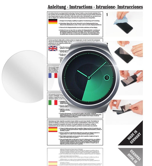 6x Schutzfolie klar für Gear S2 Samsung Display-Sc (1)