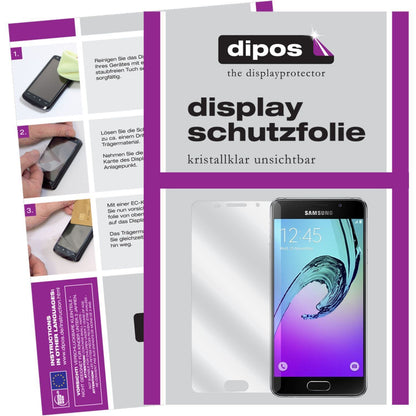 6x Schutzfolie klar für Galaxy A3 (2016) Samsung D (1)