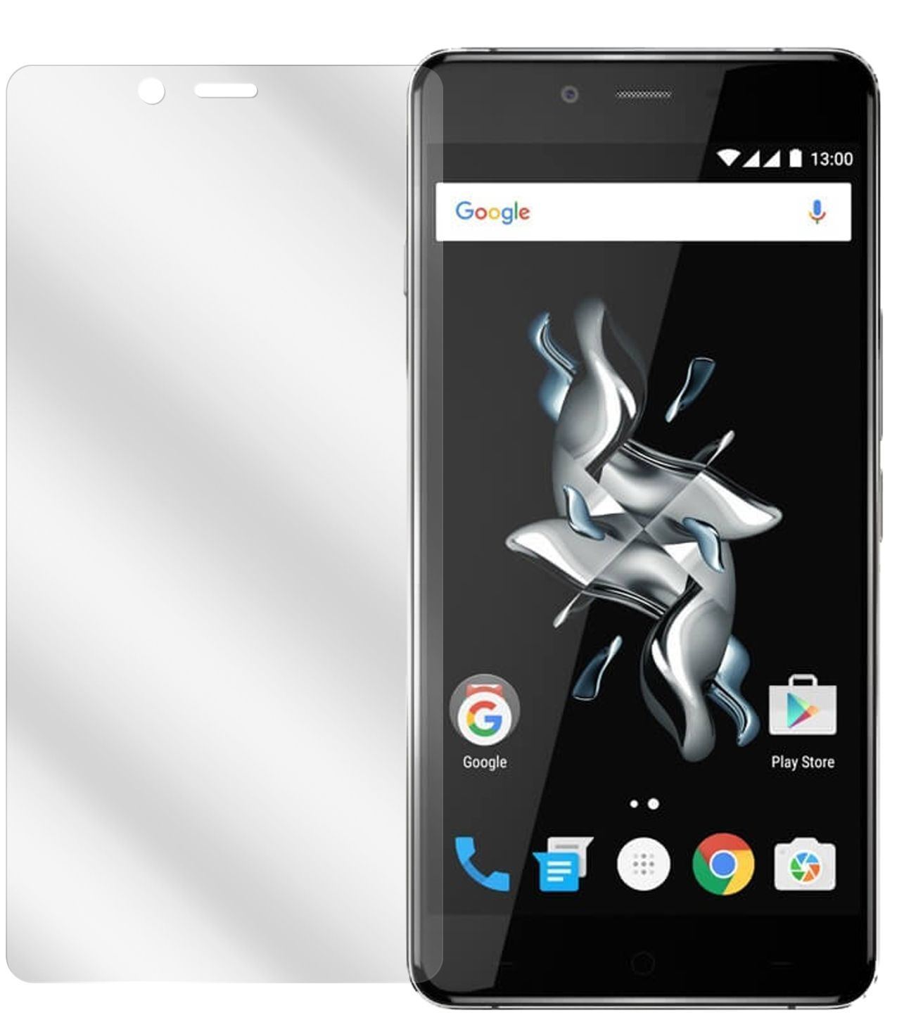 2x Schutzfolie klar für X OnePlus Display-Schutzfo (2)