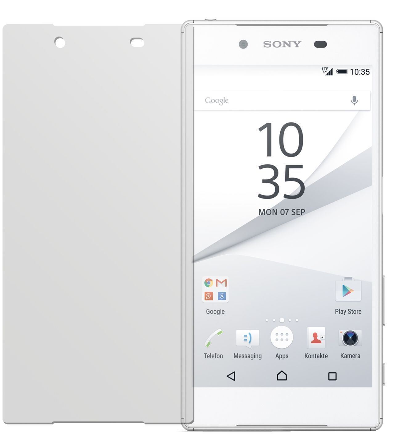 2x Schutzfolie matt für Xperia Z5 Sony Display-Sch (2)
